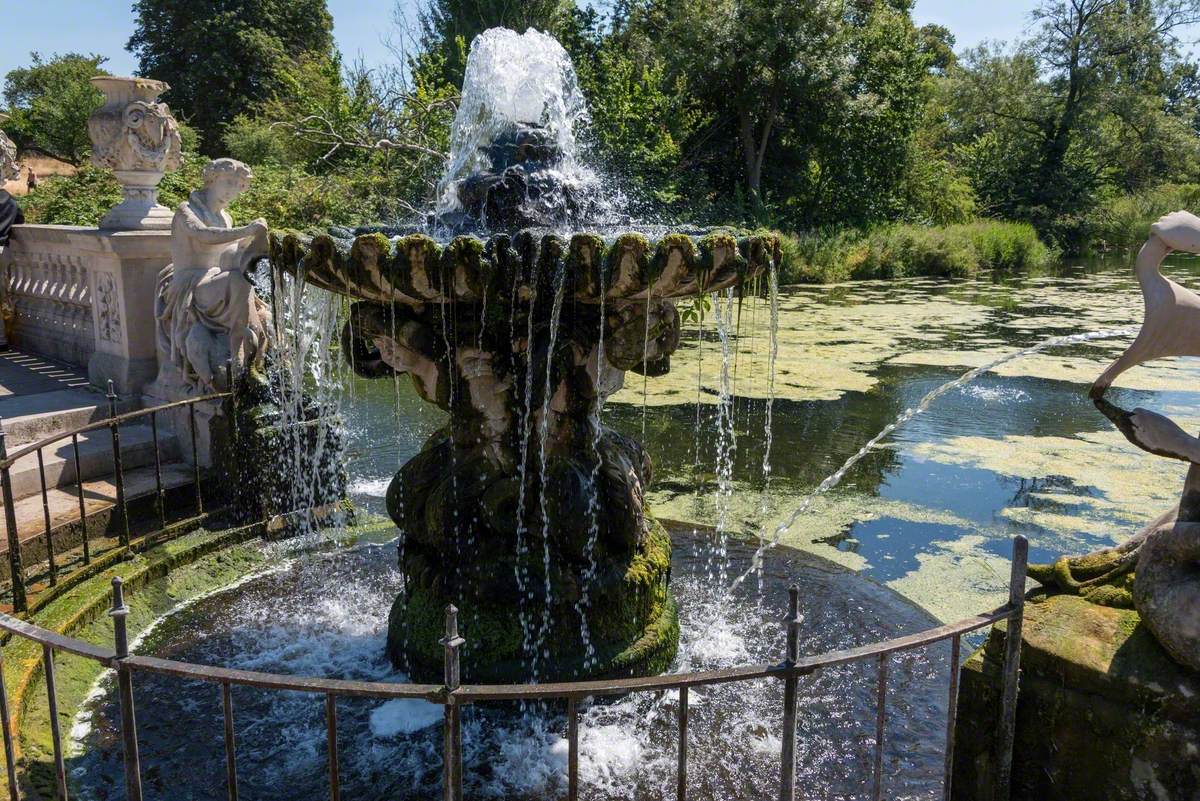 Fountain Figures and Balustrade Reliefs