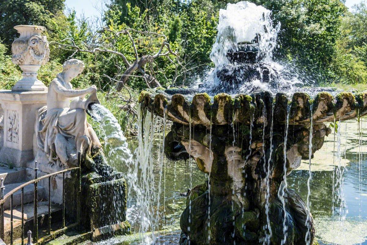 Fountain Figures and Balustrade Reliefs