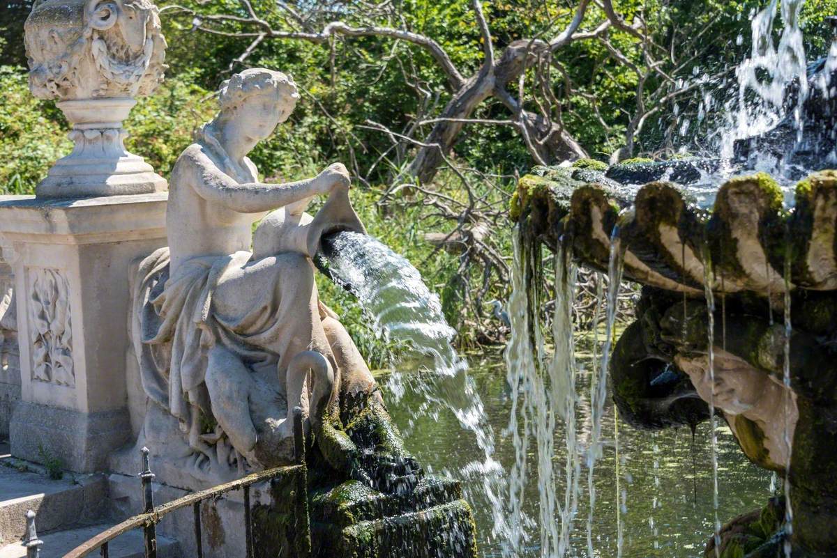 Fountain Figures and Balustrade Reliefs