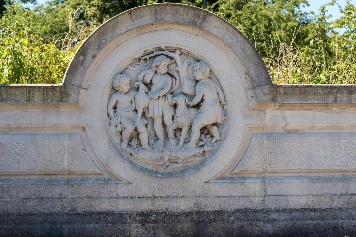 Fountain Figures and Balustrade Reliefs