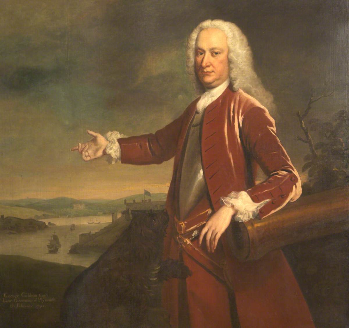 George Gibbon (d.1745), Lieutenant Governor of Plymouth