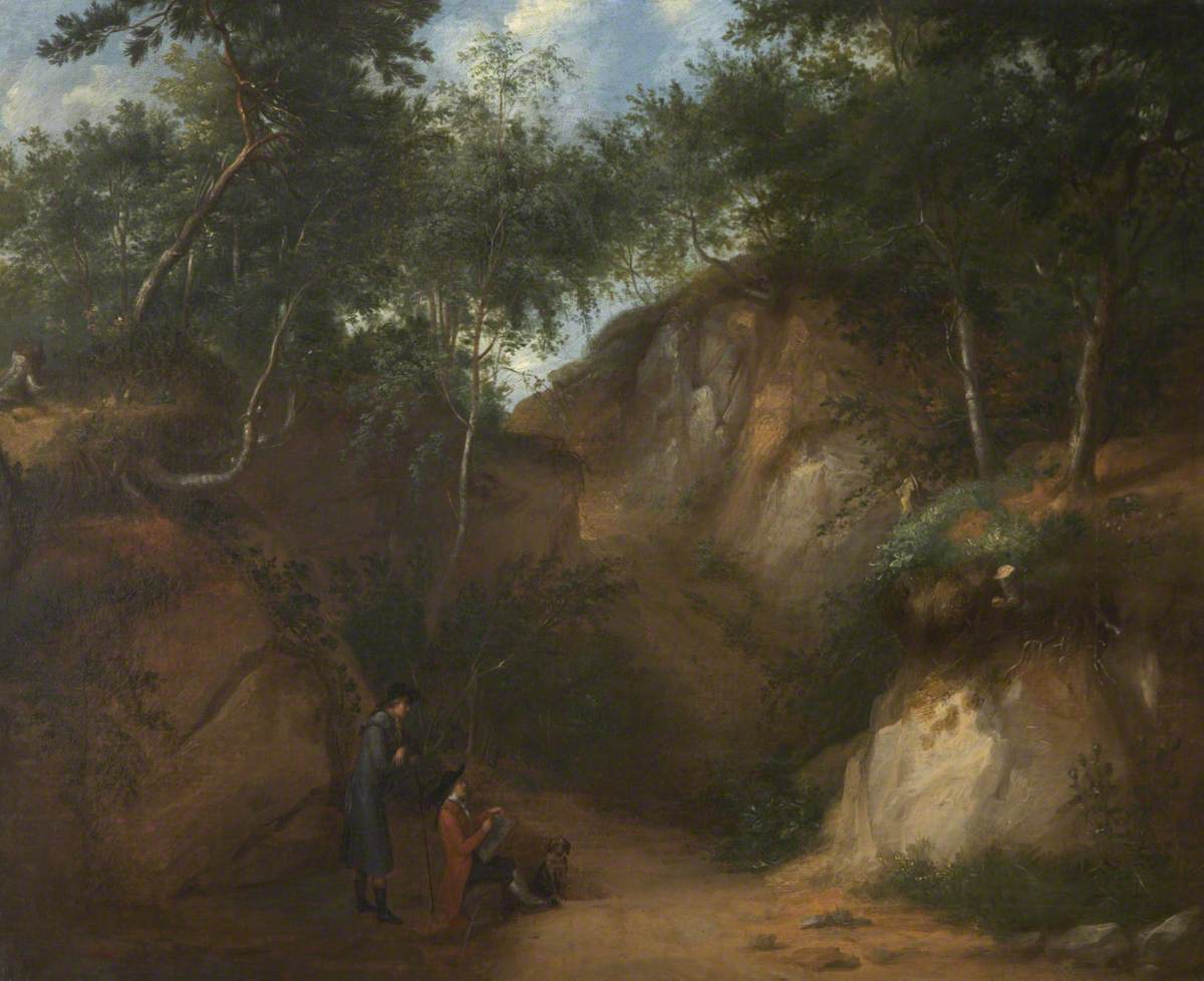 Landscape with Two Artists