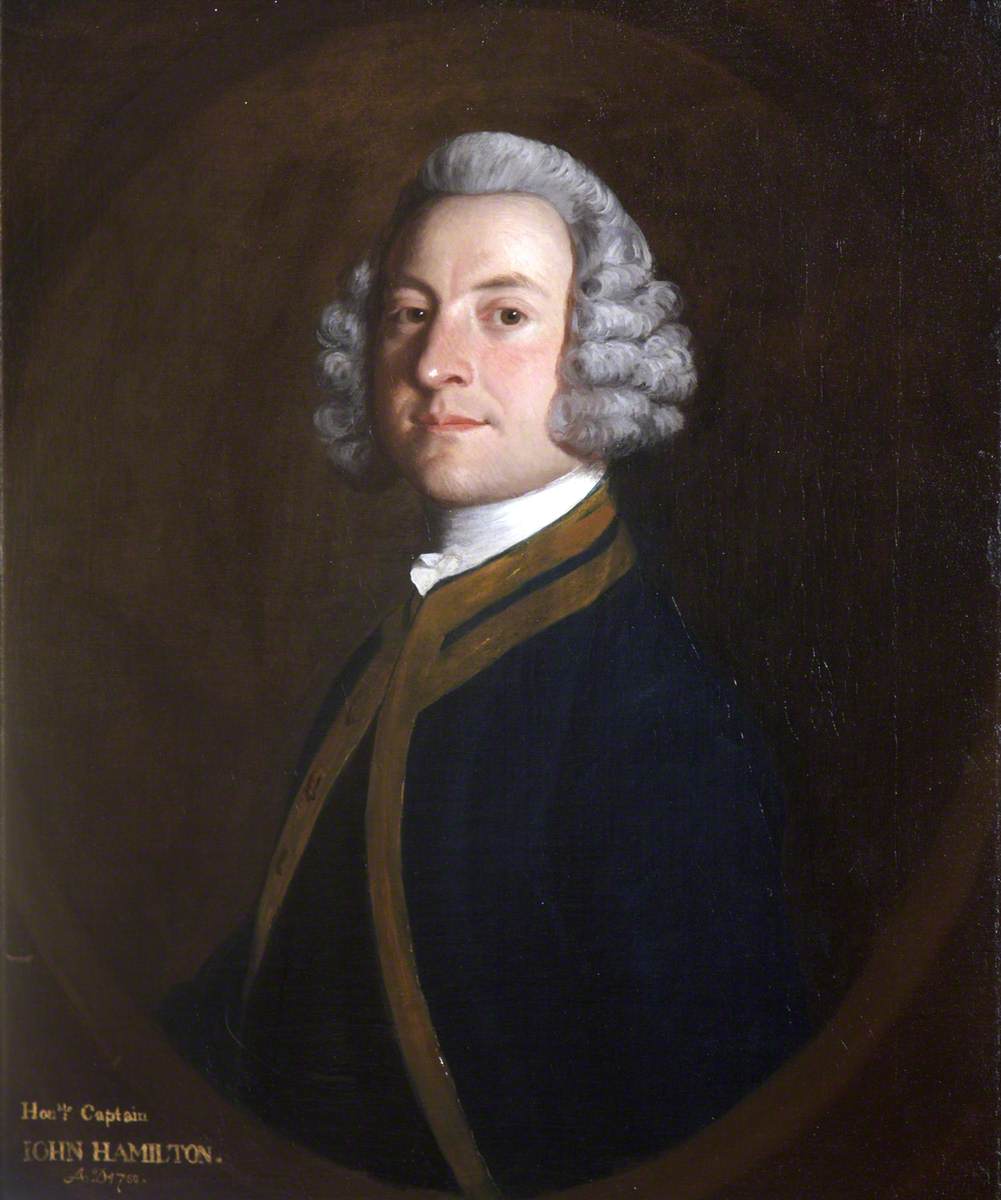 Captain The Honourable John Hamilton 1714 1755 Art Uk