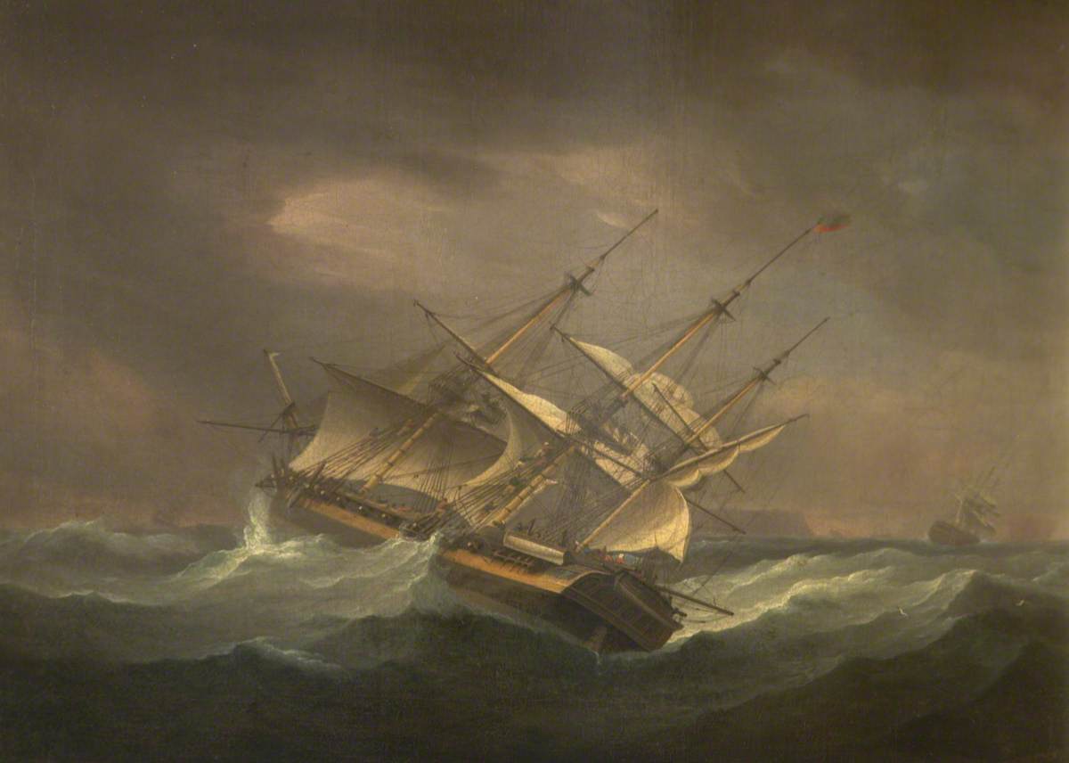 Frigate in a Squall