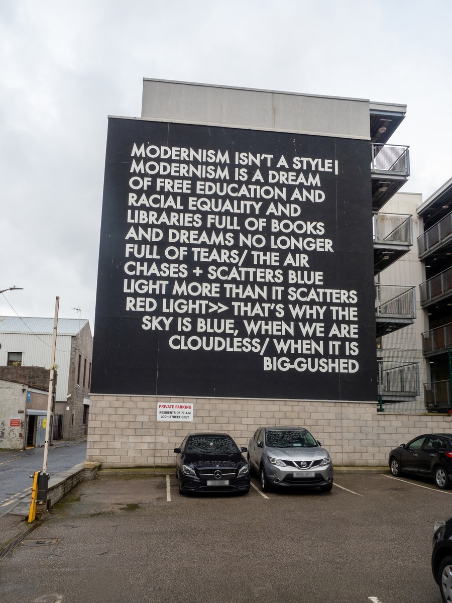 'Modernism isn't a style!'