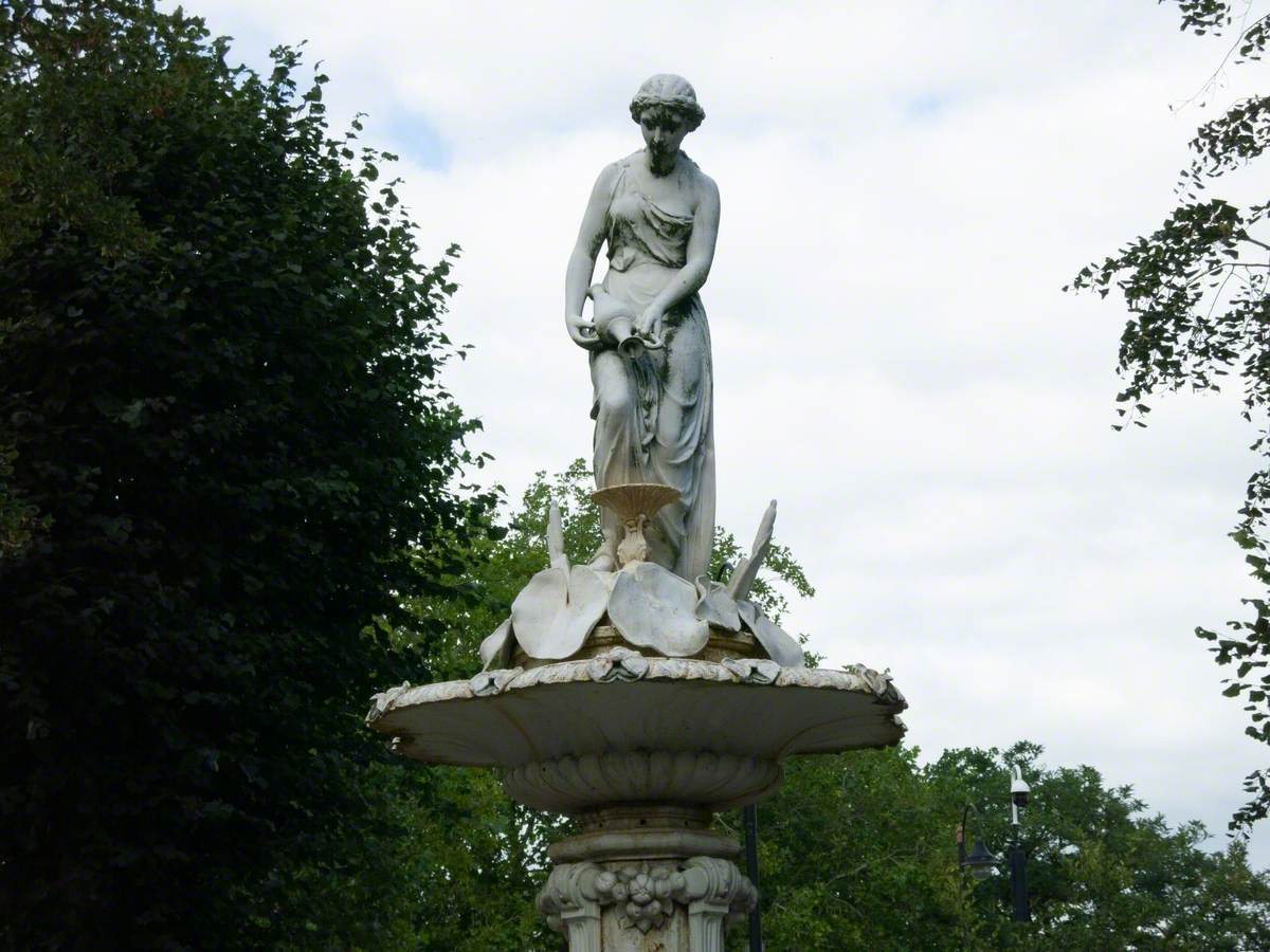 Church Green Fountain with Figure of Temperance