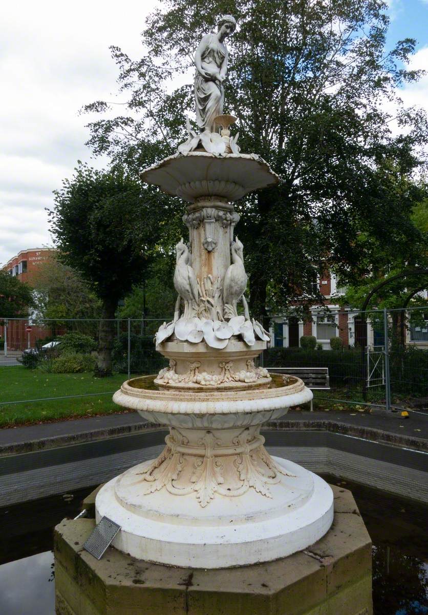 Church Green Fountain with Figure of Temperance