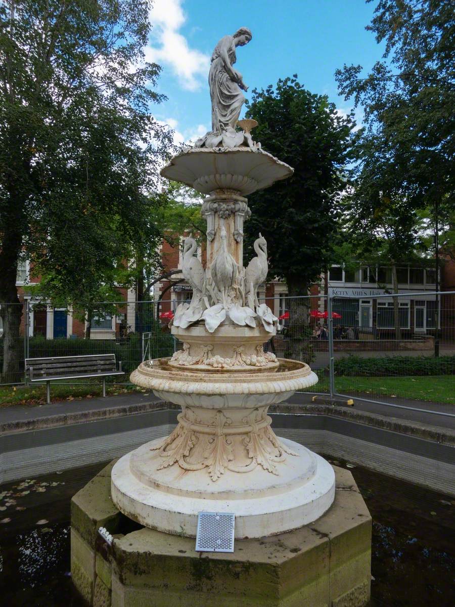 Church Green Fountain with Figure of Temperance