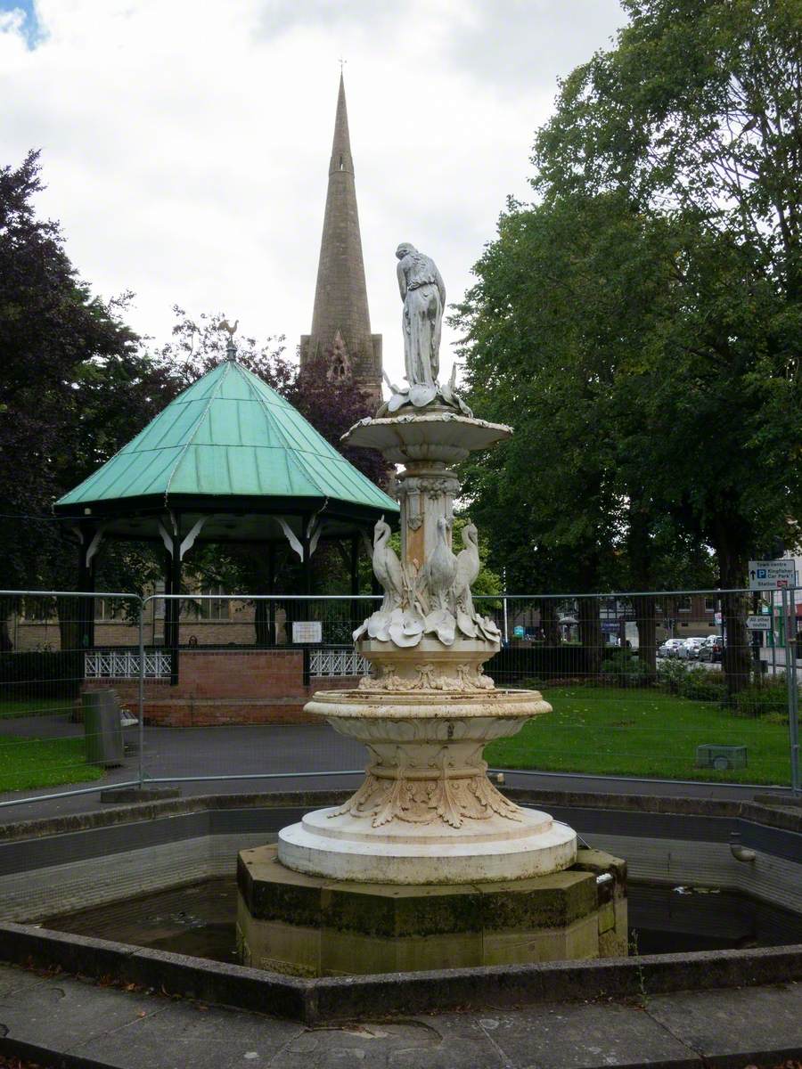 Church Green Fountain with Figure of Temperance