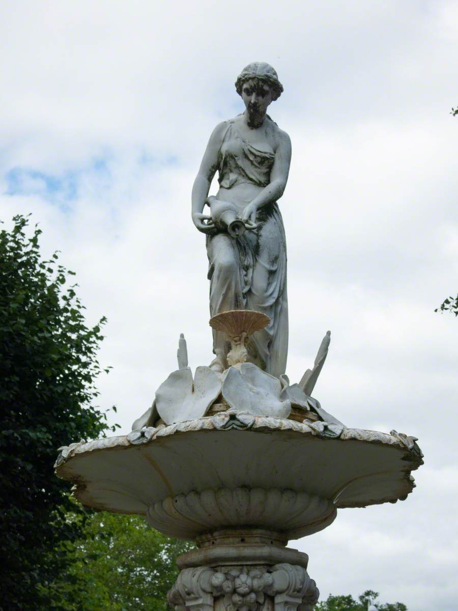 Church Green Fountain with Figure of Temperance