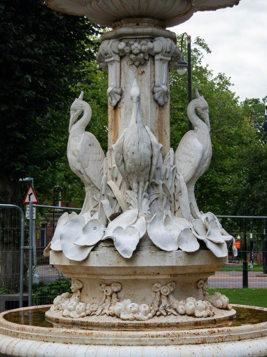 Church Green Fountain with Figure of Temperance