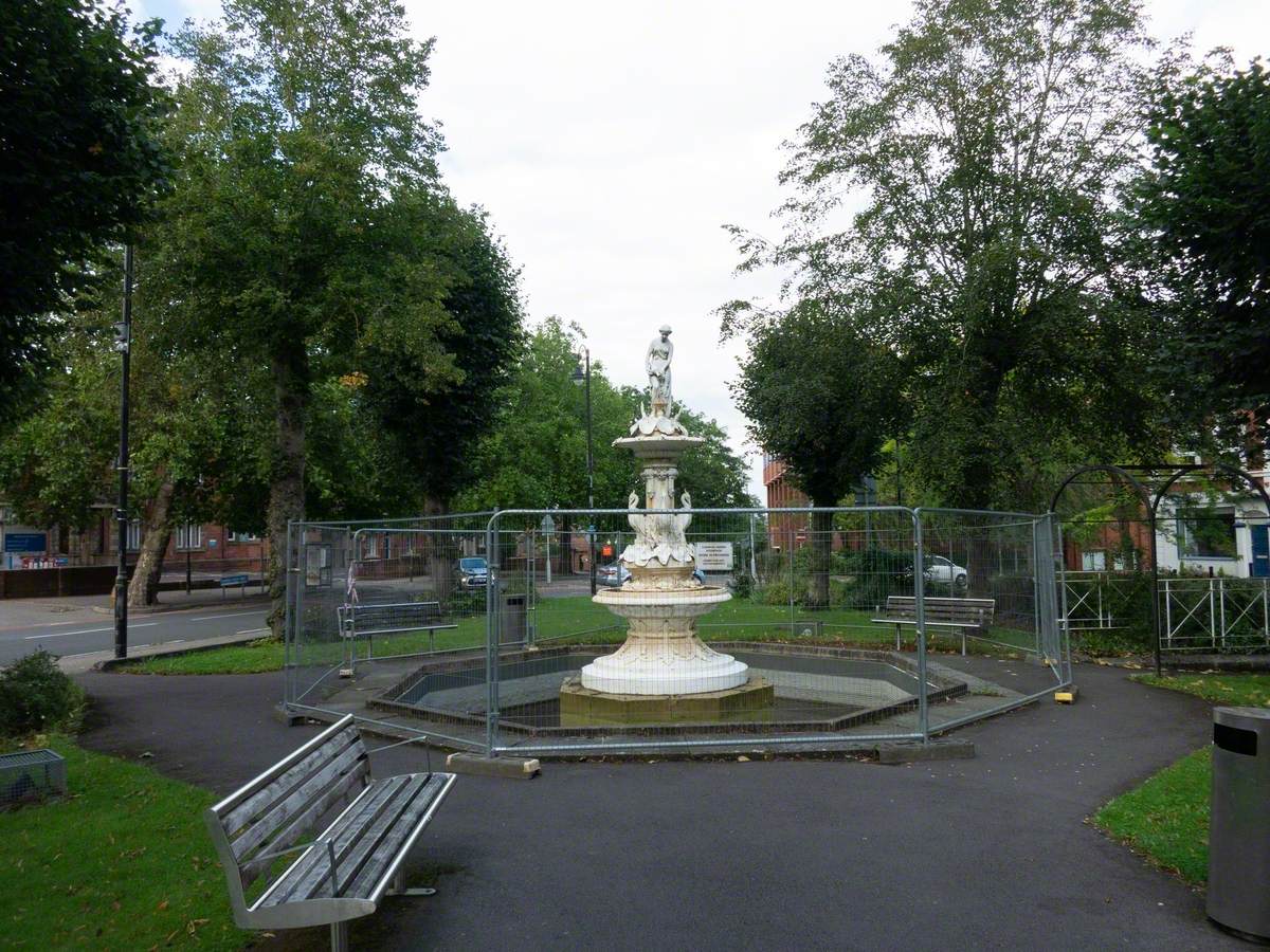 Church Green Fountain with Figure of Temperance