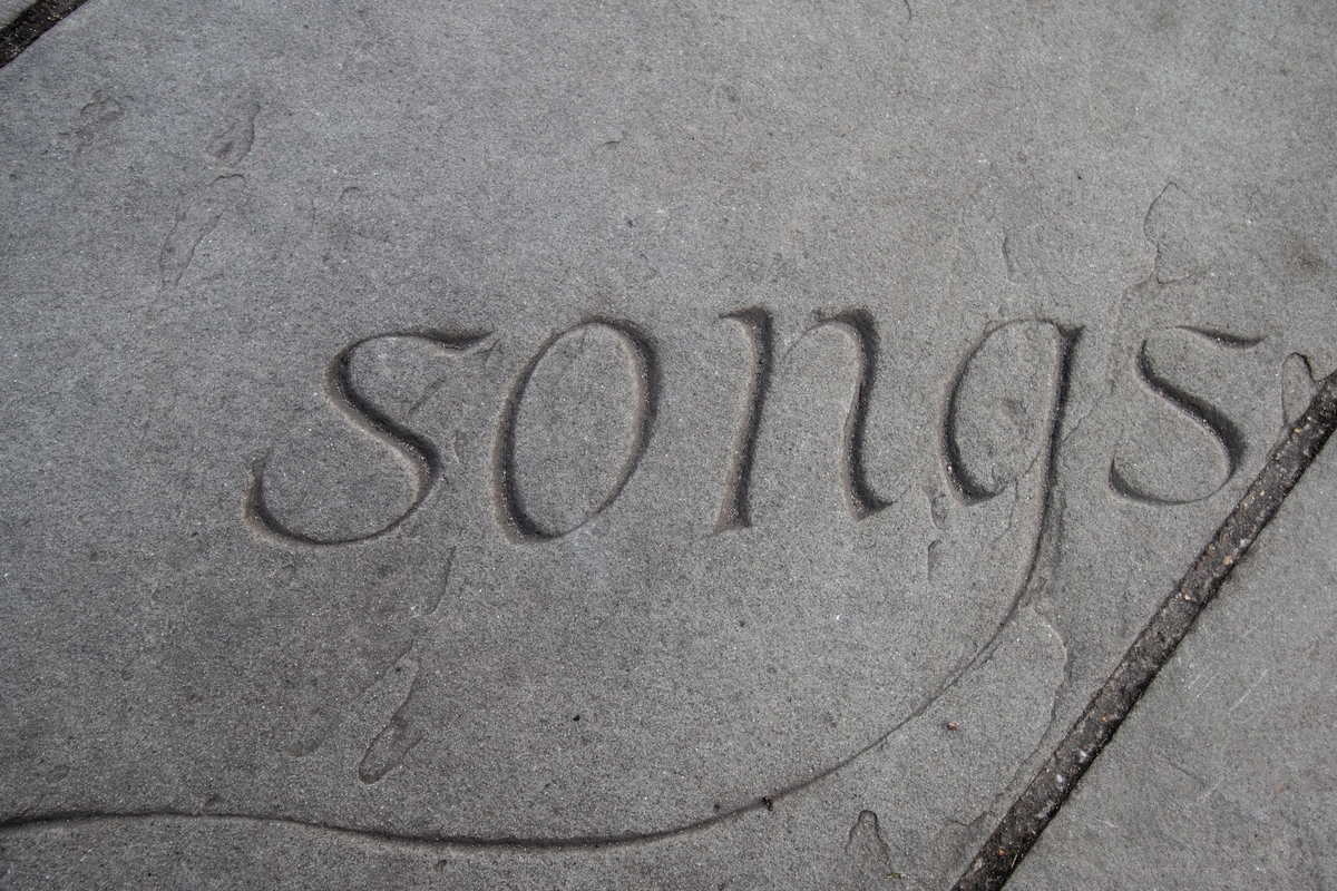 Poem Carved into Paving | Art UK