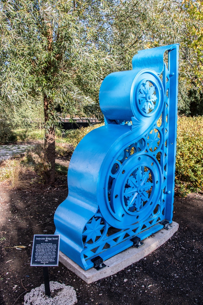 Decorative Scrolls from the Destructor Bridge ('Blue' and 'Orange')