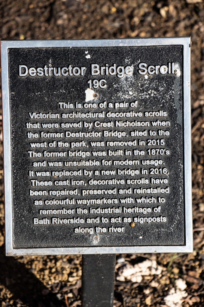 Decorative Scrolls from the Destructor Bridge ('Blue' and 'Orange')