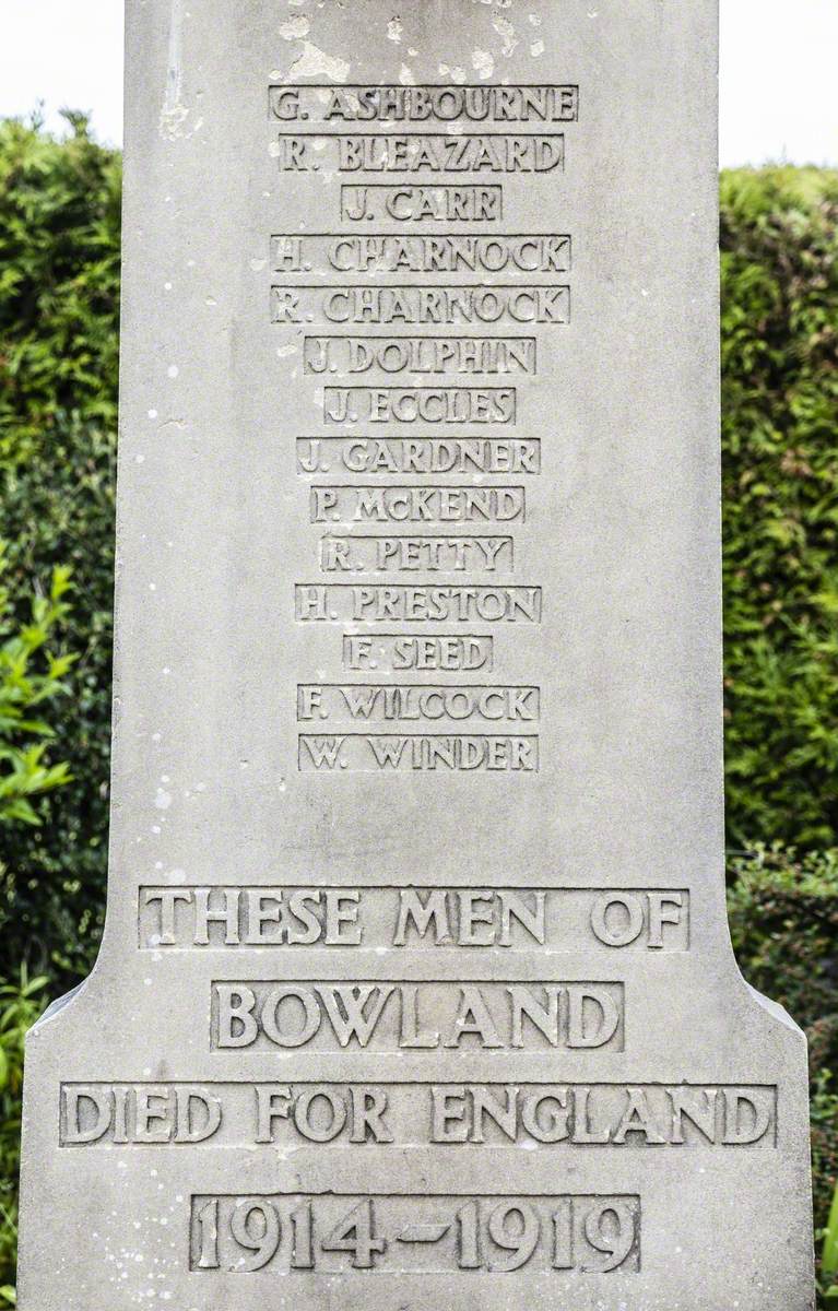 Bowland War Memorial