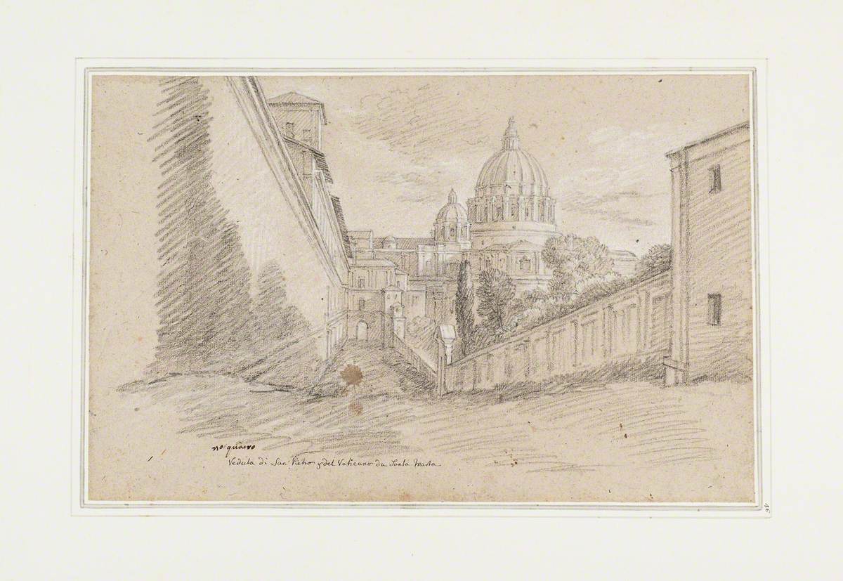 St Peter's and Santa Marta in the Vatican