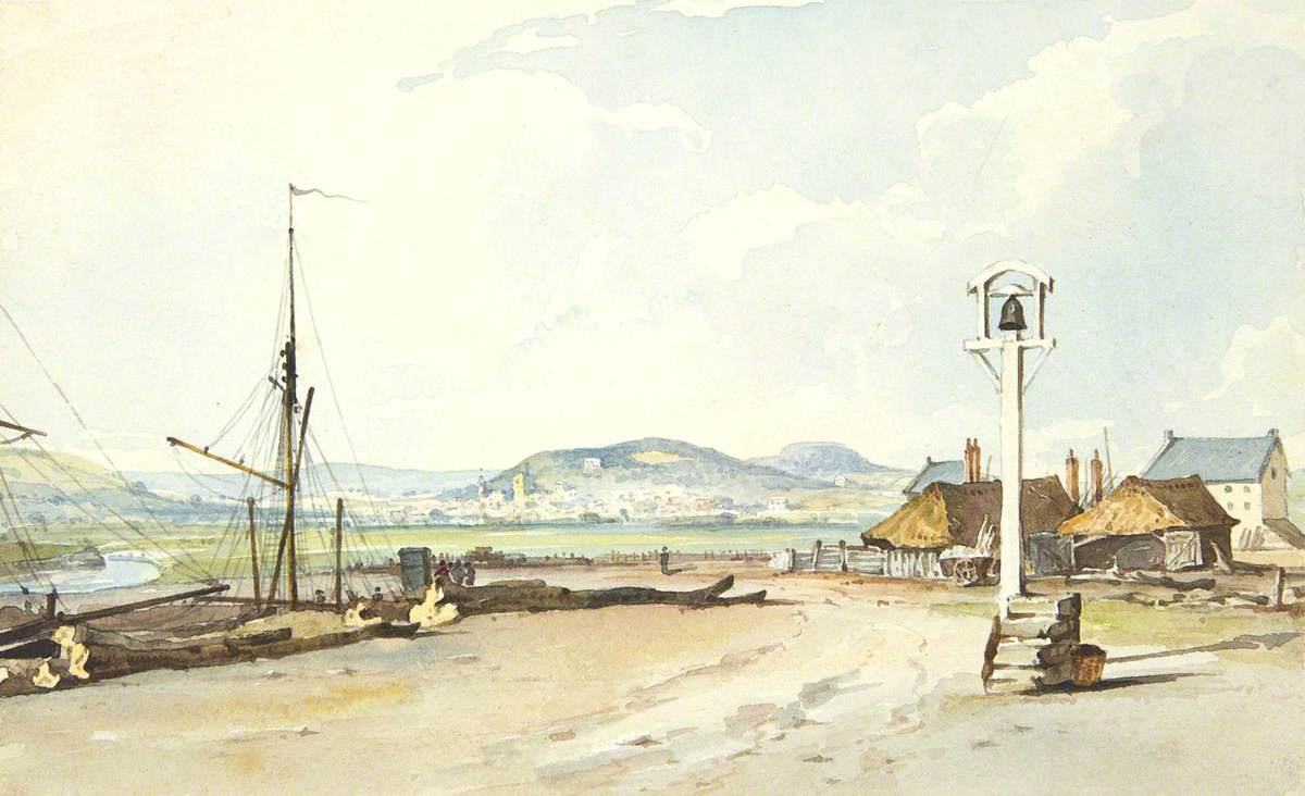 Bridport from the Harbour