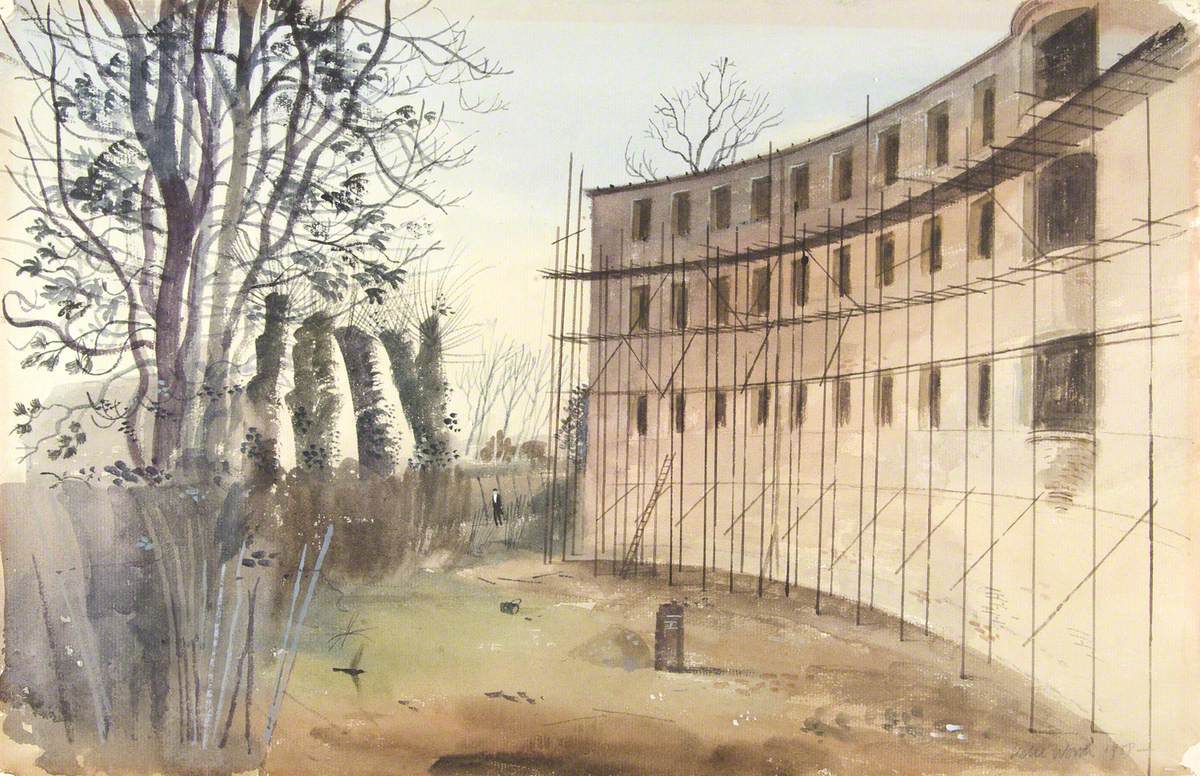 Farrer House, Boy's Wing under Construction