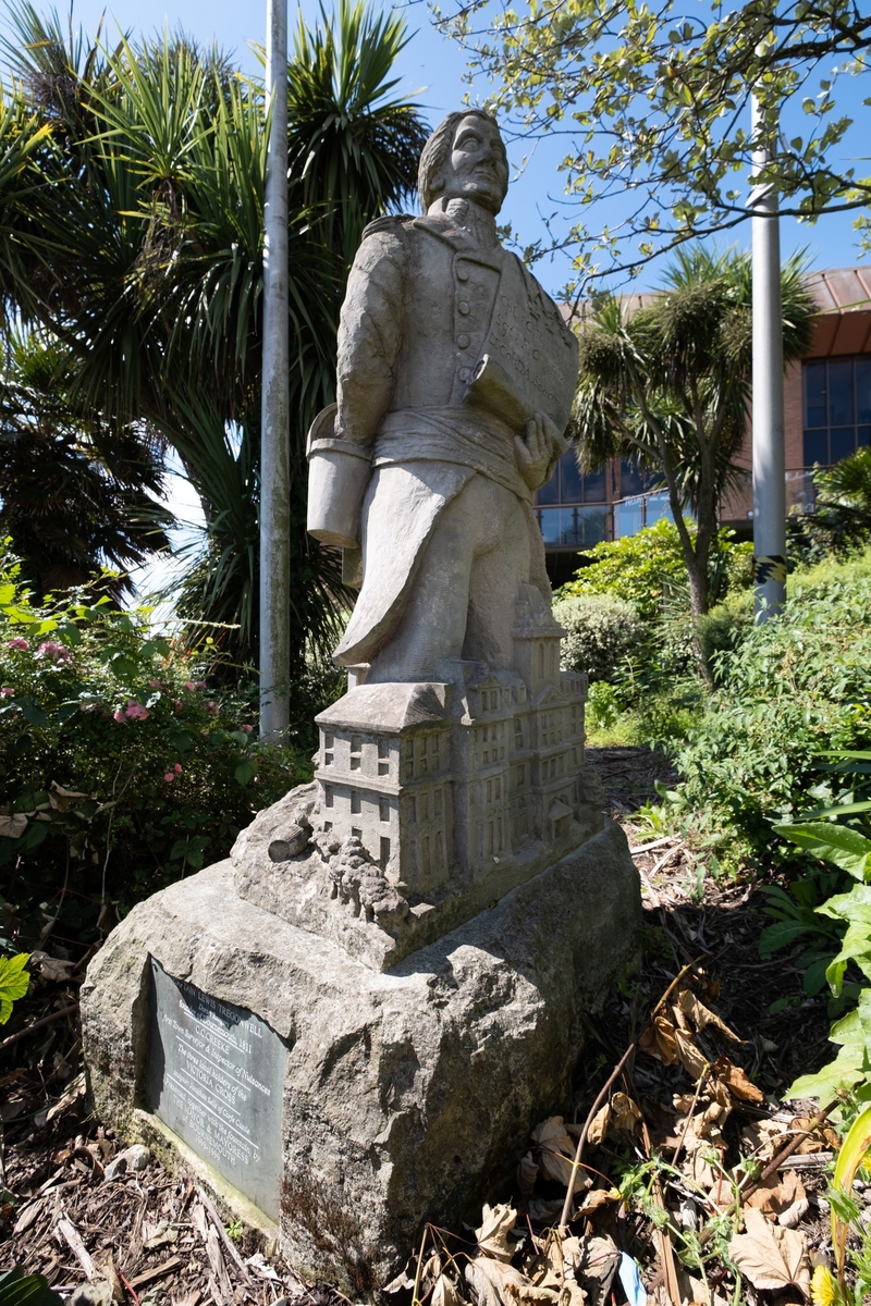 Captain Lewis Tregonwell (1758–1832), the Founder of Bournemouth, and Christopher Crabb Creeke (1820–1886), the Town's Architect