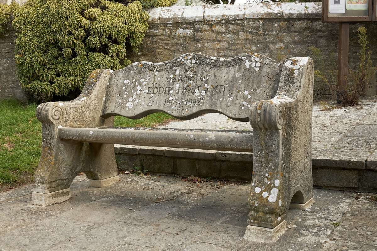 Eddie Holland Memorial Bench