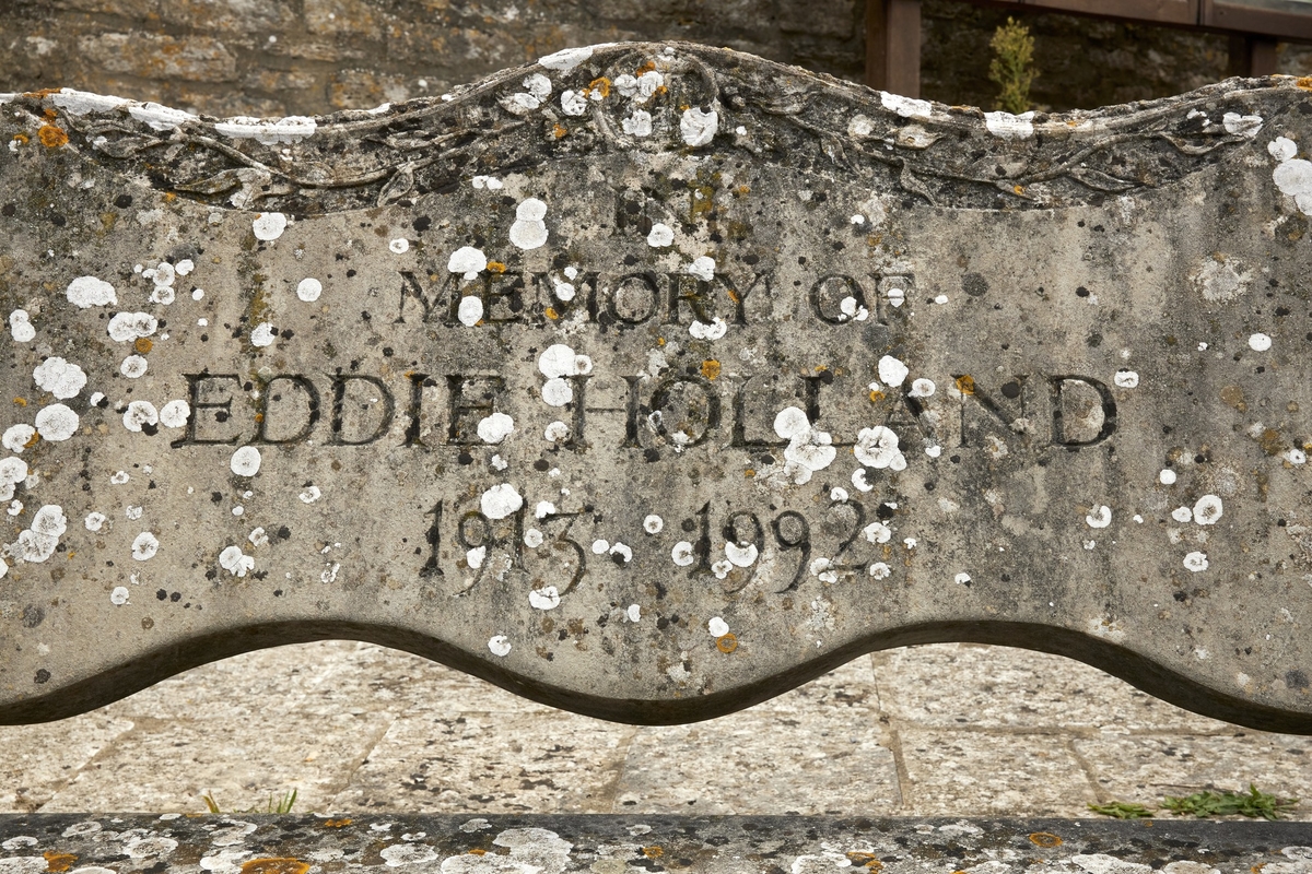 Eddie Holland Memorial Bench