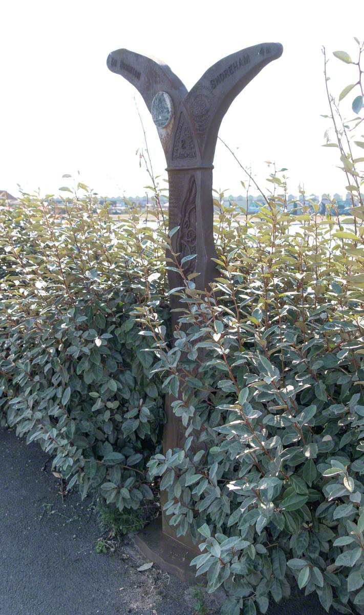 The Fossil Tree (National Cycle Route Marker)