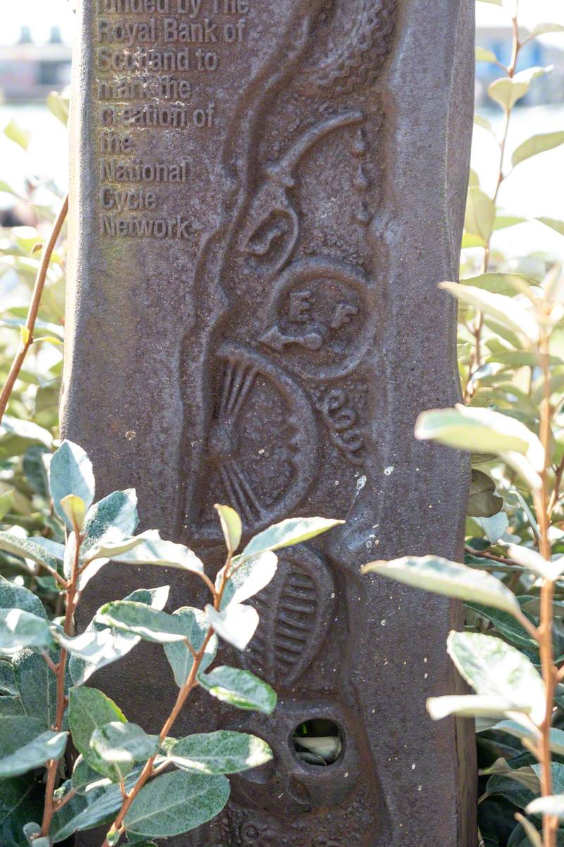 The Fossil Tree (National Cycle Route Marker)