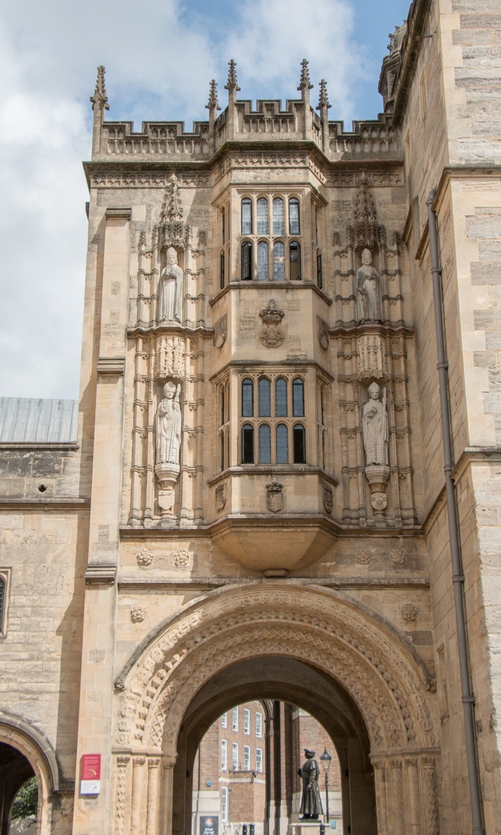 Four Figures on the Abbey Gatehouse: South Side