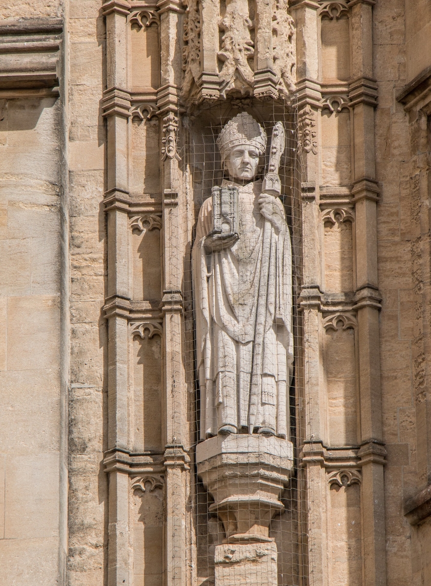 Four Figures on the Abbey Gatehouse: South Side