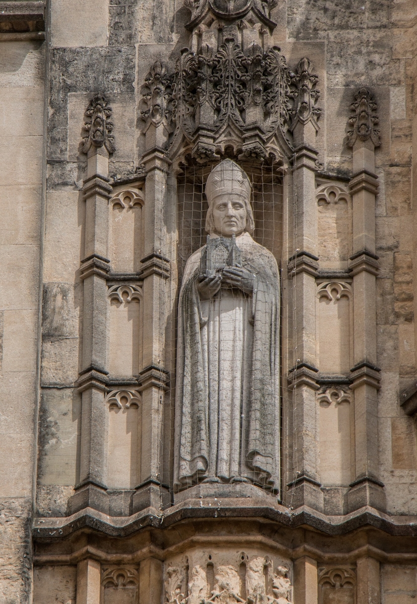 Four Figures on the Abbey Gatehouse: South Side