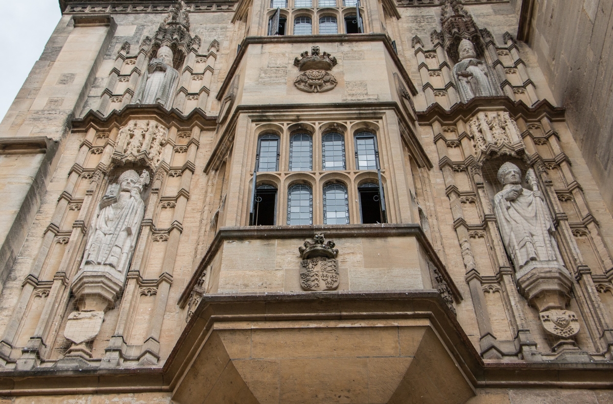 Four Figures on the Abbey Gatehouse: South Side