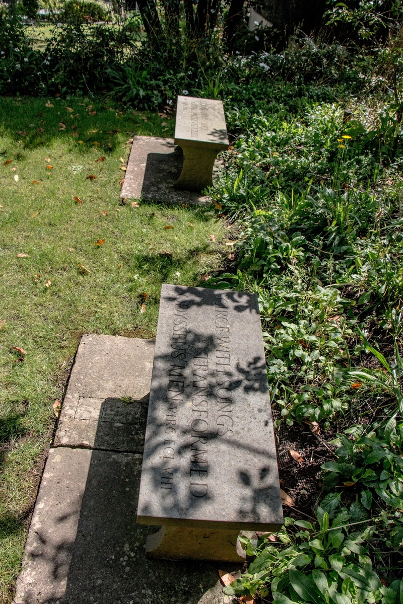 Two Benches (‘Songs Are Even Able…’, Virgil)