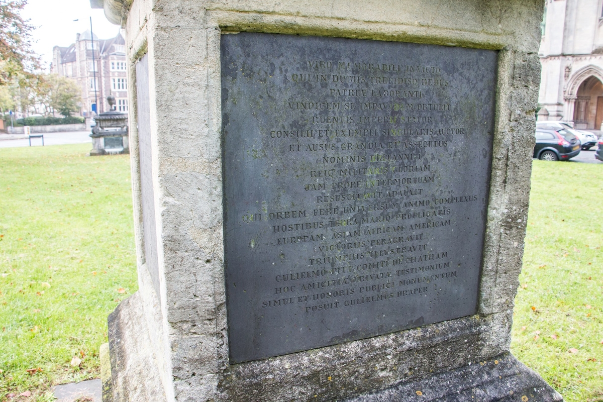 Monument to William Pitt (1708–1778), Earl of Chatham