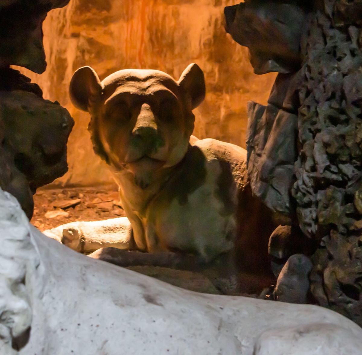 Goldney Grotto, River God and Two Lions