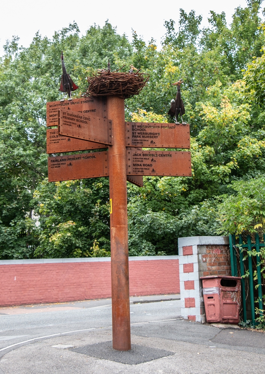 Bird's Nest Fingerpost