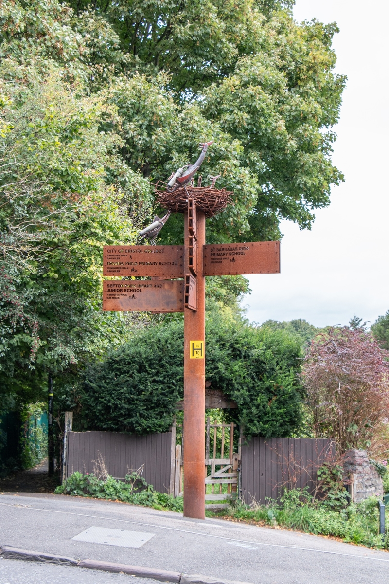 Bird's Nest Fingerpost