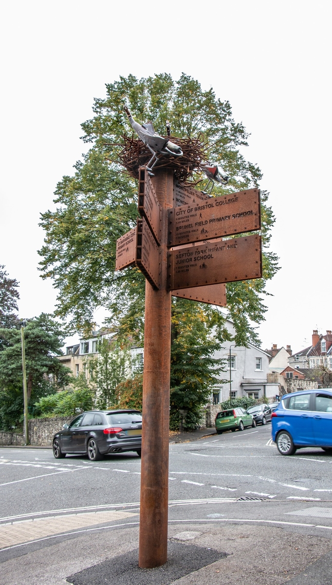 Bird's Nest Fingerpost