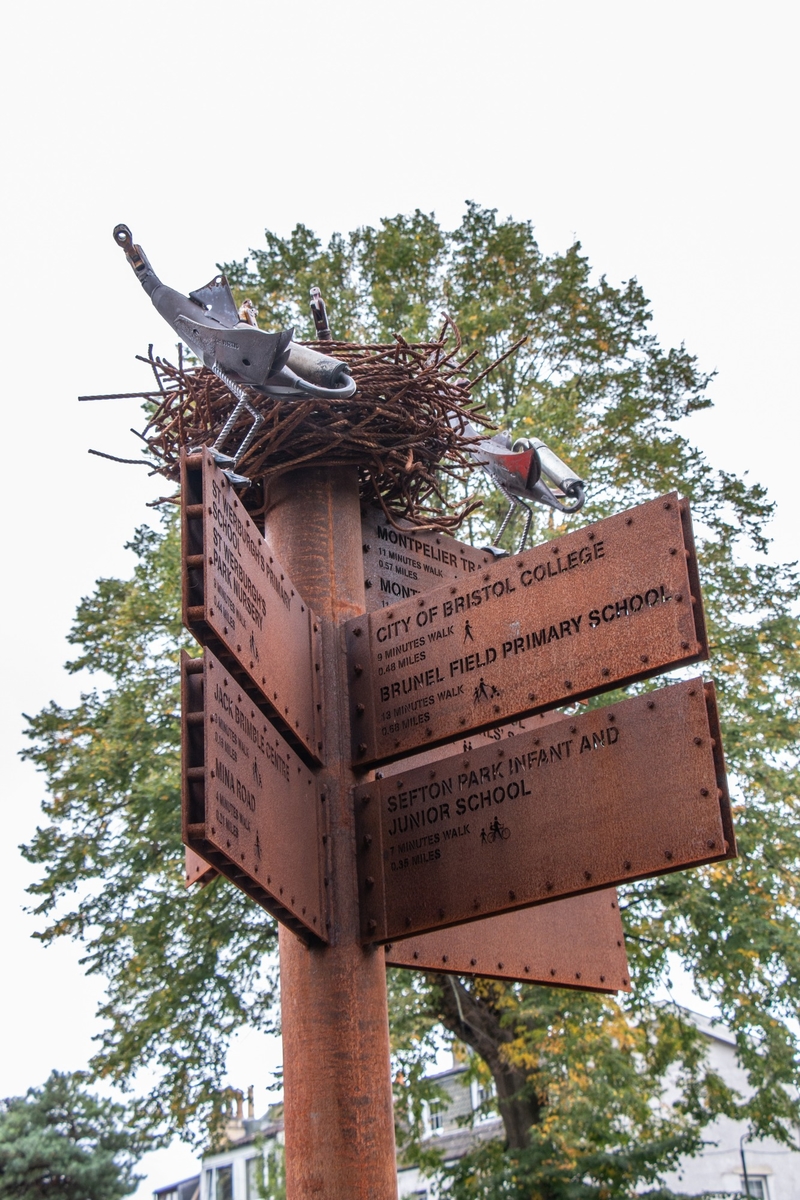 Bird's Nest Fingerpost