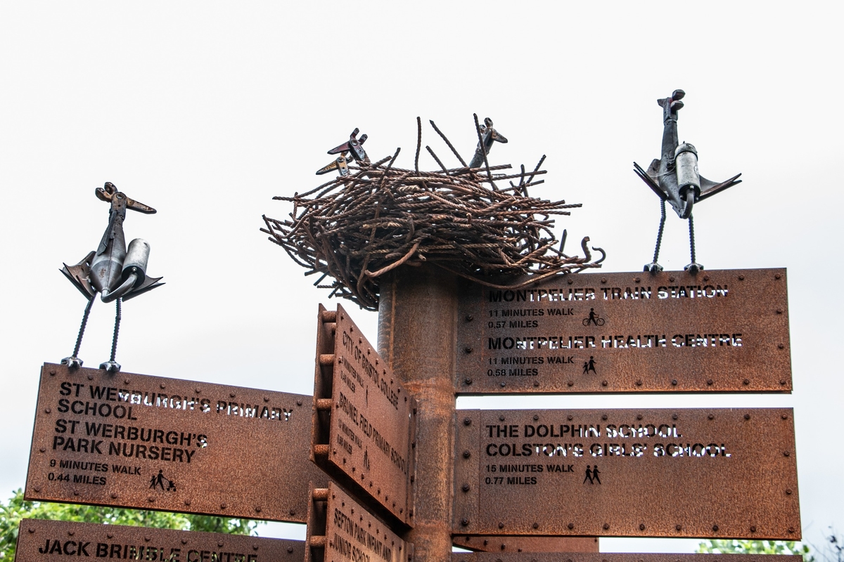 Bird's Nest Fingerpost