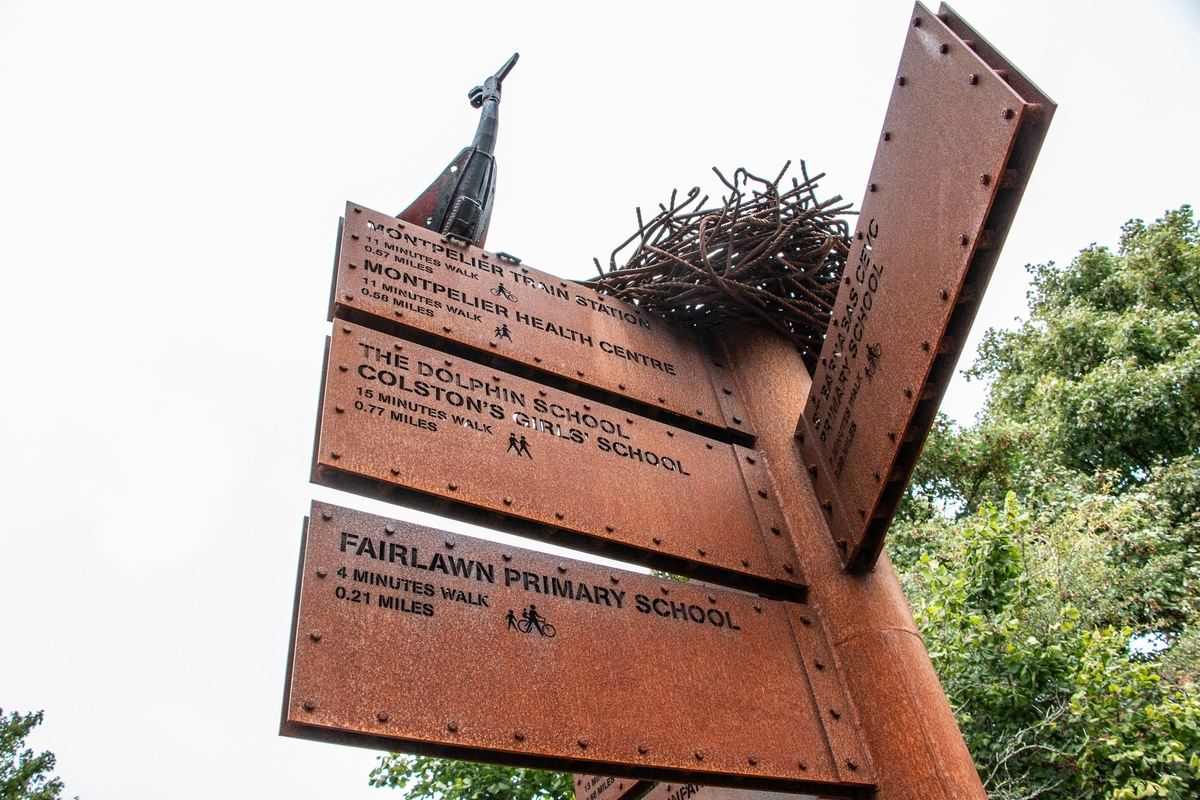 Bird's Nest Fingerpost