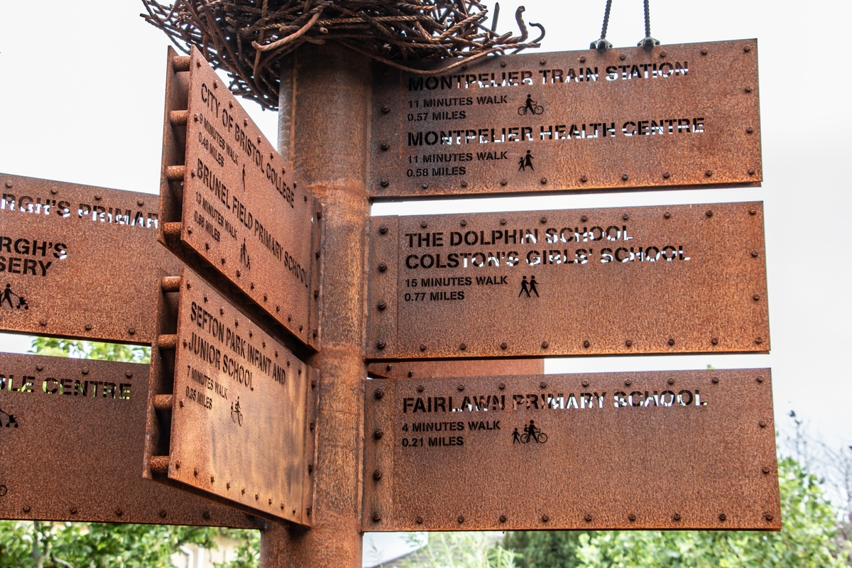 Bird's Nest Fingerpost