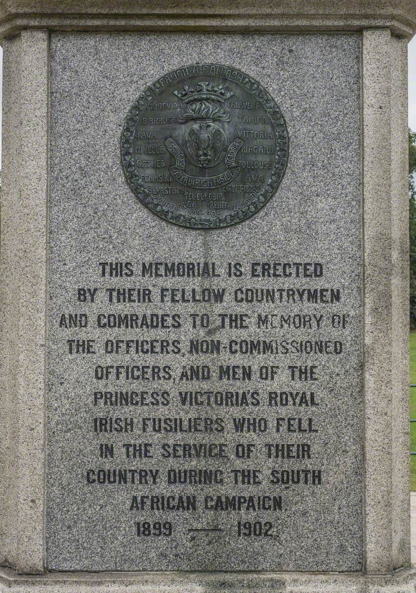 Royal Irish Fusiliers' Boer War Memorial: 'The Last Post'