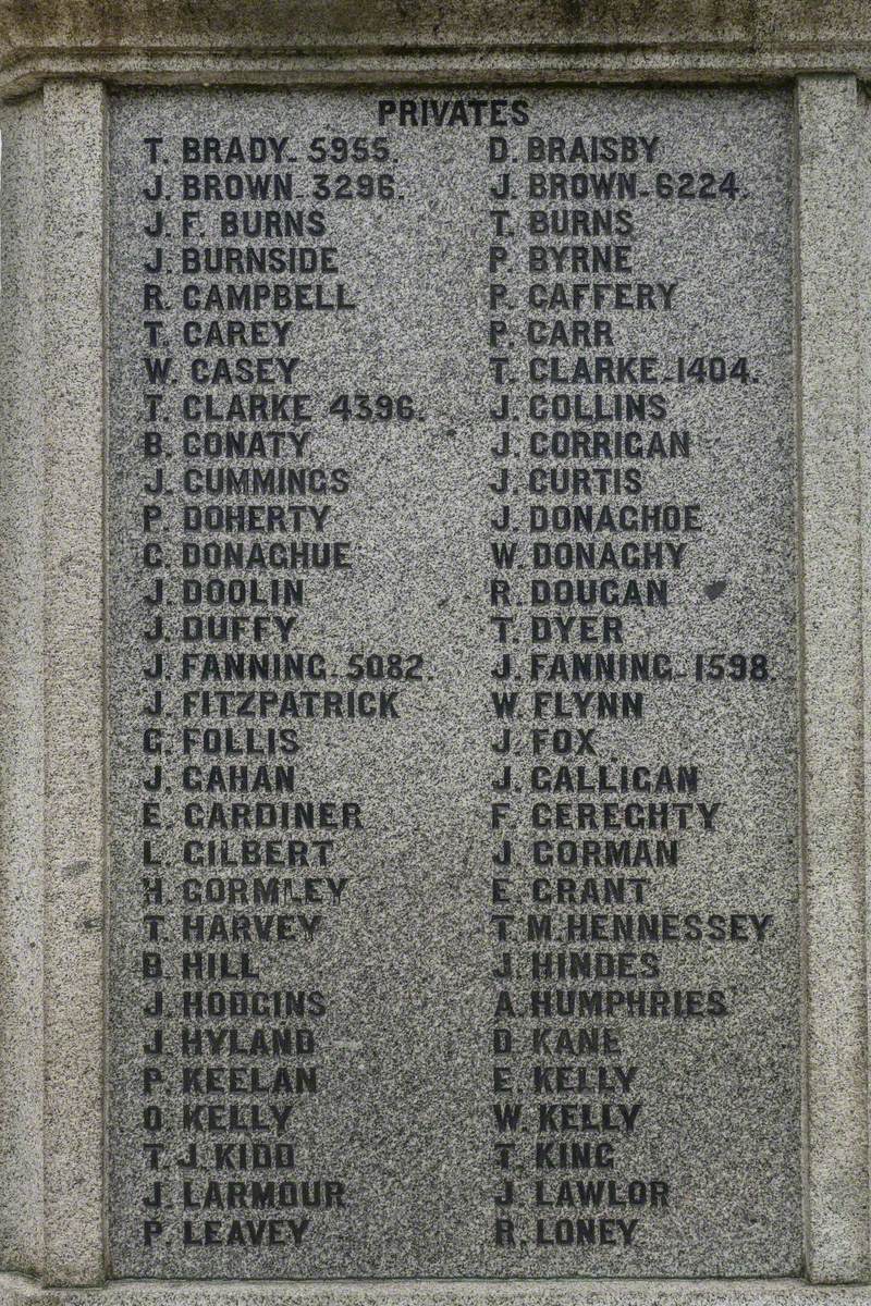 Royal Irish Fusiliers' Boer War Memorial: 'The Last Post'