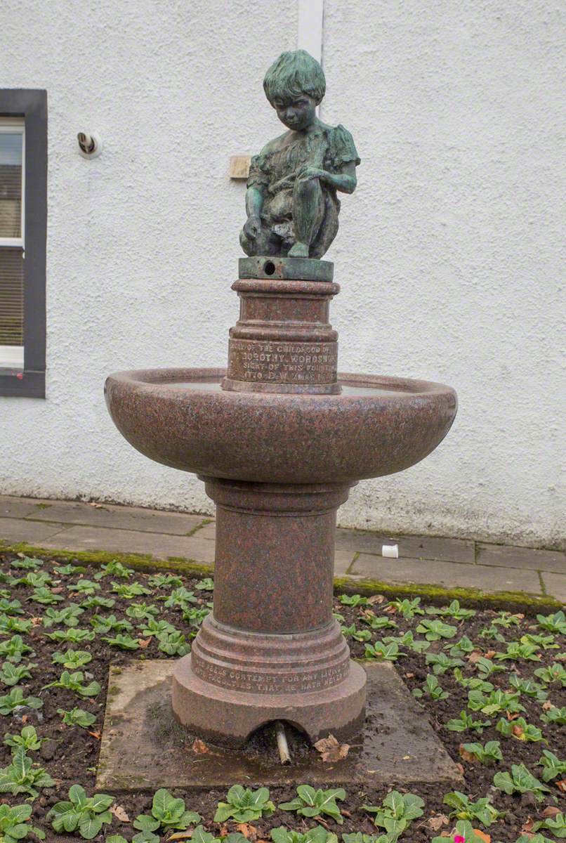 Memorial Fountain for Dorothy Wordsworth (1771–1855) and William Wordsworth (1770–1850)