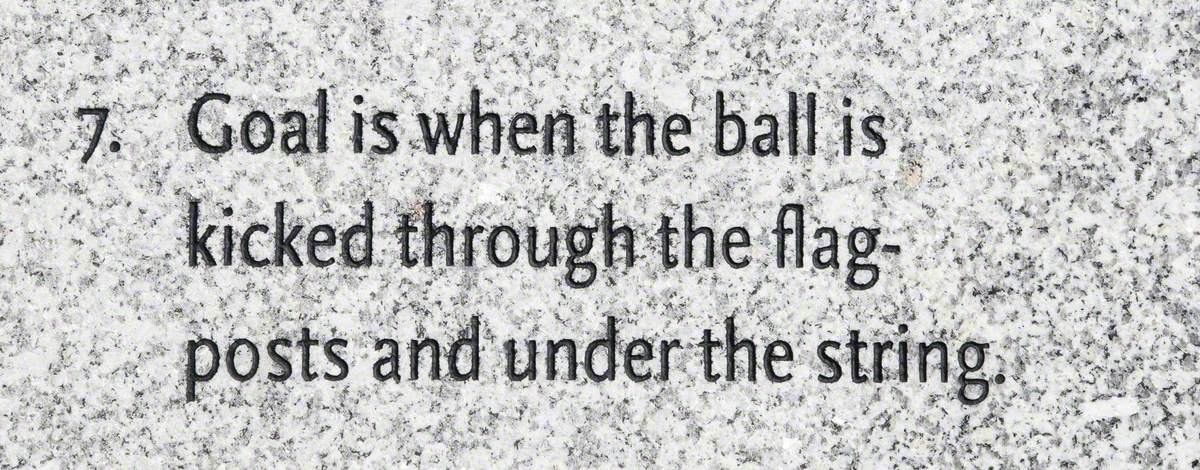 Written in Stone: Interpreted World Wide (Cambridge Rules 1848)