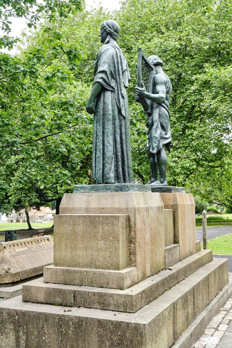 Memorial to Evan and James James