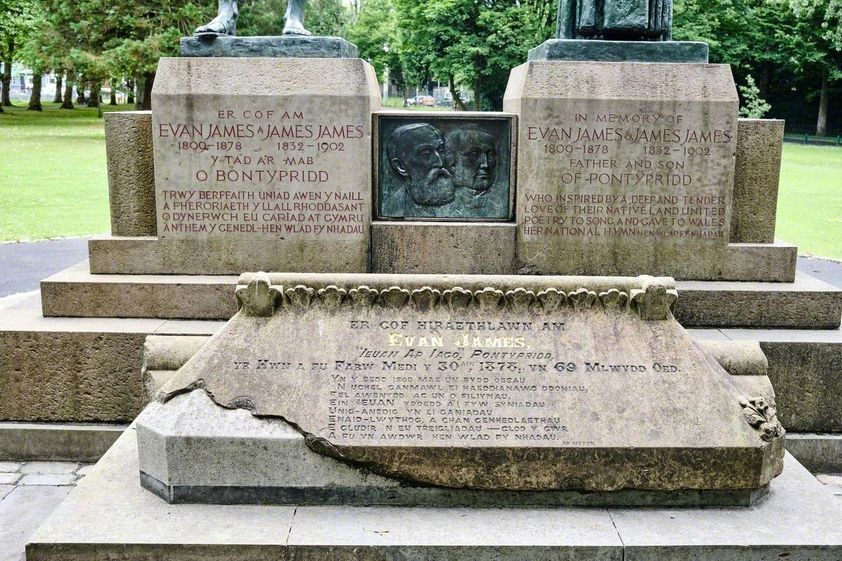 Memorial to Evan and James James