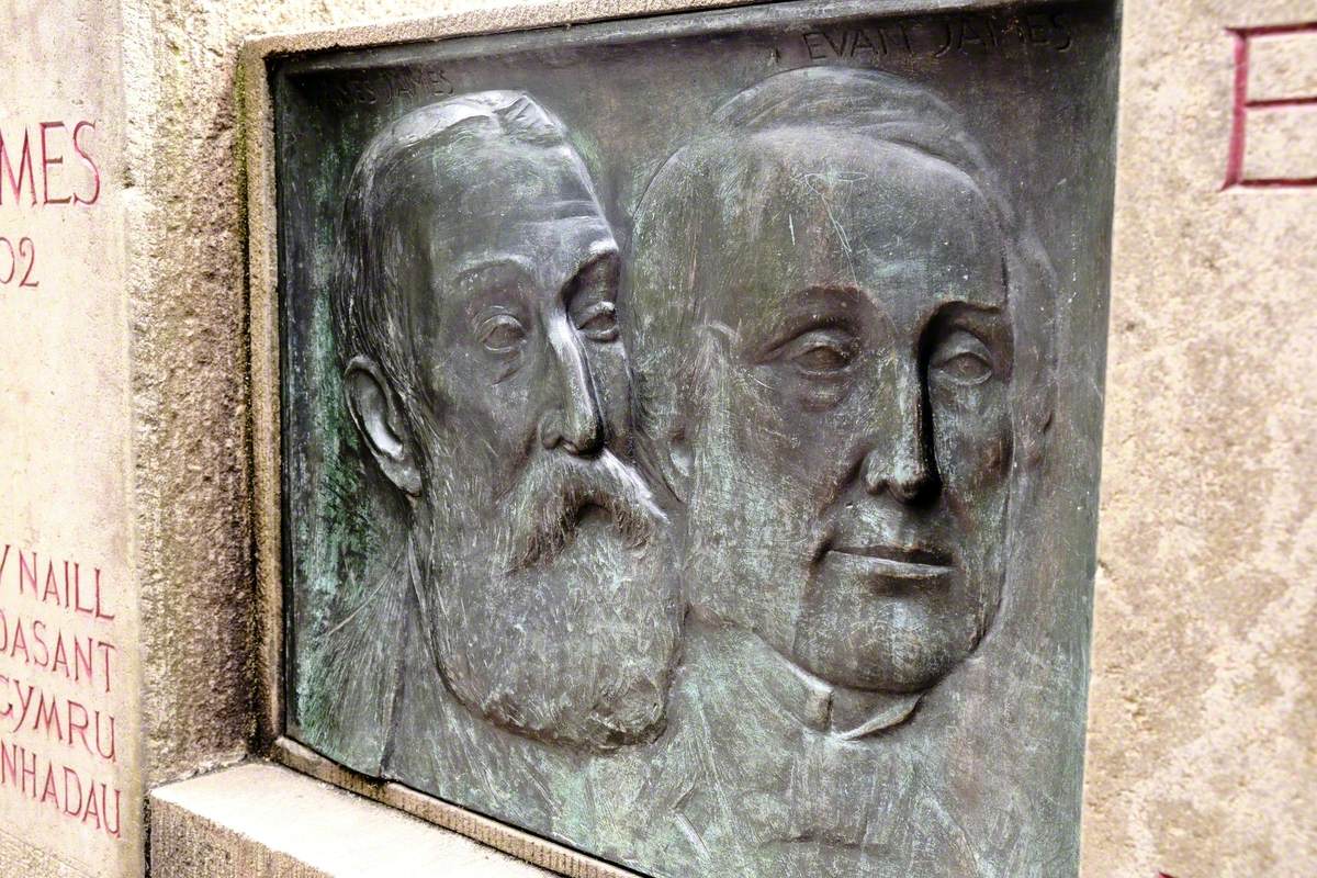 Memorial to Evan and James James