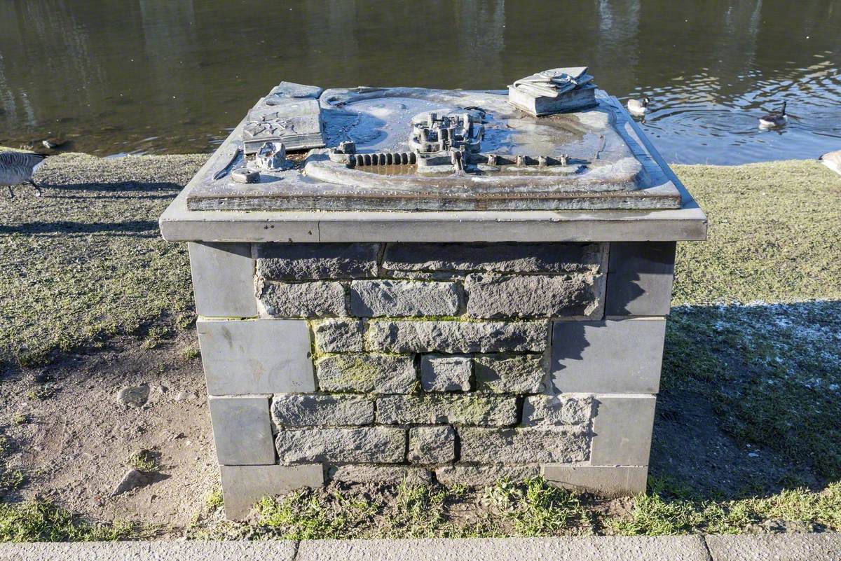 Model of Caerphilly Castle